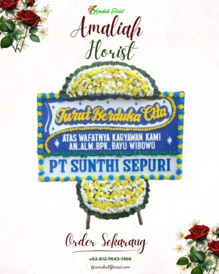 Papan Bunga Duka di Melawi